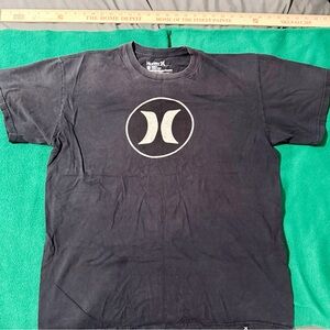 Hurley Charcoal Gray Men's Tee with Logo